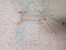 Sundet Synlige Del, the sound southern part - Merikartta