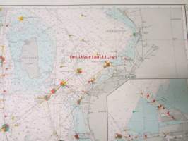 Sundet Synlige Del, the sound southern part - Merikartta