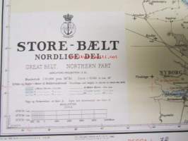 Store-Bælt Nordlige Del Great Belt, Northern Part - Merikartta