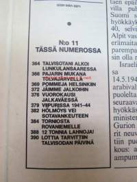 Kansa Taisteli 1986 nr 11, sis. mm. seur. artikkelit / kuvat; Olavi Immonen - Talvisotani alkoi Lunkulansaaressa, Reino Paavolainen - Pajarin mukana