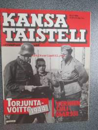 Kansa Taisteli 1986 nr 8, sis. mm. seur. artikkelit / kuvat; Ero Eräsaari - Kesällä 1944 saavutettiin torjuntavoitto, Antti Keskisaari - Rakuunat korpisotureina