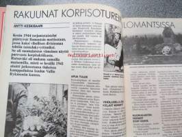 Kansa Taisteli 1986 nr 8, sis. mm. seur. artikkelit / kuvat; Ero Eräsaari - Kesällä 1944 saavutettiin torjuntavoitto, Antti Keskisaari - Rakuunat korpisotureina