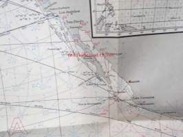 Pilot Chart of the North Pasific Ocean October 1971 / North Pasific Tropical Cyclones - Typhoons, Hurricanes and Tropical Storms 1970 -merikartta, jonka toisella