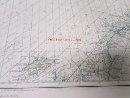 France-North Coast, Ile D&#039;ouessant (ushant) to Les Sept Iles - Merikartta