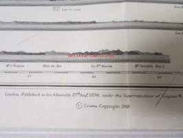 Mediterranean France-South Coast Séte to Marseilles - from French Government to Charts to 1964