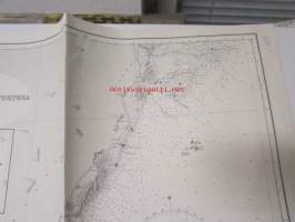 Mediterranean Spain South East Coast Cape San Antonio to Cape Tortosa, from Spanish Government to Charts to 1970 - Merikartta