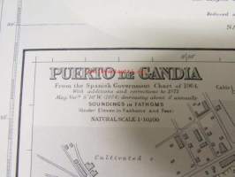 Mediterranean Spain South East Coast Cape San Antonio to Cape Tortosa, from Spanish Government to Charts to 1970 - Merikartta