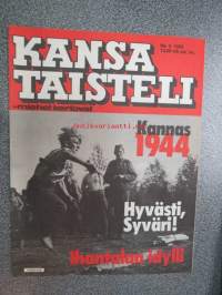 Kansa Taisteli 1986 nr 6, sis. mm. seur. artikkelit / kuvat; Untamo Kataja - Räjäyttämättä se Pastorinjoen silta jäi, Antti Keskisaari - Rakuunat olivat