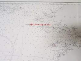 English Channel and Western Approaches, from the  latest admiralty surveys and French Government to Charts to 1936 - Merikartta