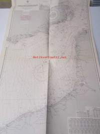 Approaches to Dover Strait Fécamp to North Foreland, from British and French Government to Charts to 1956 - Merikartta
