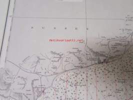 Approaches to Dover Strait Fécamp to North Foreland, from British and French Government to Charts to 1956 - Merikartta