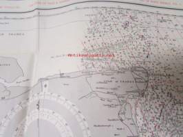 Approaches to Dover Strait Fécamp to North Foreland, from British and French Government to Charts to 1956 - Merikartta