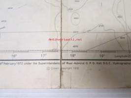 South Atlantic and Indian Oceans Walvis Bay to Loureco Marques - Merikartta