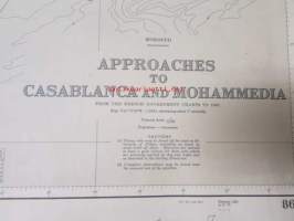 Plans on the West Coast of Morocco / Approaches to Casablanca and Mohammedia - Rad De Casablanca - Merikartta