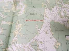 Saimaan vesistö Savonlinna - Punkasalmi 1:40 000 - Merikartta