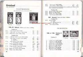 Facit postimerkkiluettelo 1956. Nordiska ländernas frimärken.  Pohjoismaitten postimerkit.
