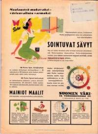 Kotiliesi 1959 N:o 15 elokuu I.  Katso sisällysluettelo kuvasta.