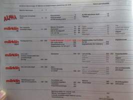 MÄRKLIN Samlat utbud 1994/95 SV - tuoteluettelo