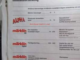 MÄRKLIN Samlat utbud 1994/95 SV - tuoteluettelo