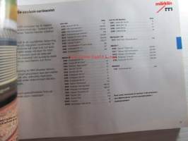 MÄRKLIN Samlat utbud 1994/95 SV - tuoteluettelo