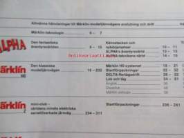 MÄRKLIN Samlat utbud/Samlet program 1993/94 SV-DK - tuoteluettelo