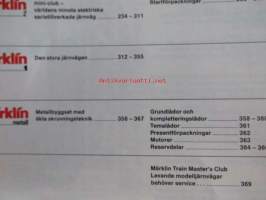 MÄRKLIN Samlat utbud/Samlet program 1993/94 SV-DK - tuoteluettelo