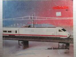 MÄRKLIN Med Datoranslutning 1985/86 SV - tuoteluettelo