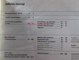 MÄRKLIN Samlat program/Samlet Program 1991/92 SV-DK - tuoteluettelo
