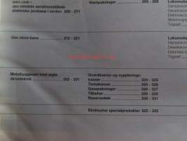 MÄRKLIN Samlat program/Samlet Program 1991/92 SV-DK - tuoteluettelo