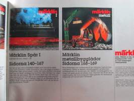 MÄRKLIN 1983/84 SV - tuoteluettelo