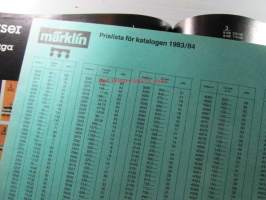 MÄRKLIN 1983/84 SV - tuoteluettelo