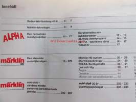 MÄRKLIN Samlat utbud/Samlet program 1992/93 SV-DK - tuoteluettelo