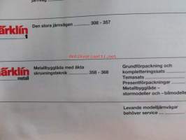 MÄRKLIN Samlat utbud/Samlet program 1992/93 SV-DK - tuoteluettelo