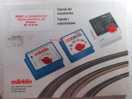 MÄRKLIN Samlat utbud/Samlet program 1992/93 SV-DK - tuoteluettelo