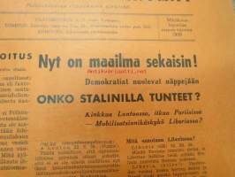 Eskon puumerkki 1939 nr 5 - Kuutamonumero - Suomen kansan pilalehti (sisältää erillisen &quot;Pölhönperän Sanomat&quot; -liitteen)