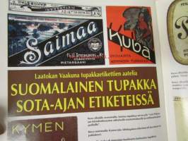 Keräilyharvinaisuus 1997 nr 3 -mm. Suomalainen tupakka sota-ajan etiketeissä, Kaikki nimikirjoitukset eivät ole aitoja, Postinkortin poluilta, Rahisevat