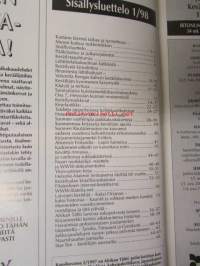 Keräilyharvinaisuus 1998 nr 2 -mm. Havaintoja pohjoismaisen joulumerkin taipaleelta - Tanska - Färsaaret - Grönlanti, Afrikan Tähti lumoaa sukupolvesta toiseen,