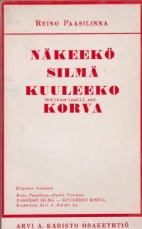 Näkeekö silmä kuuleeko korva ( pamfletti )