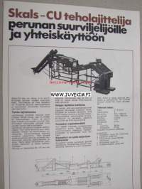 Skals-B perunanlajittelukone -myyntiesite