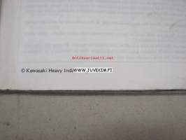 Kawasaki KX80, KX80-II, KX100 motorcycle owner´s manual -käyttöohjekirja englanniksi