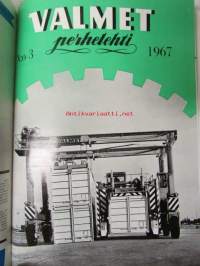 Valmet Perhelehti 1967 sidottu vuosikerta, katso sisältö kuvista tarkemmin