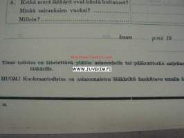 Kuolintodistus vakuutusyhtiölle -lomake