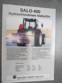 Salo 400 hydraulitoiminen hiekoitin -myyntiesite