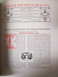 Nordisk boktryckare konst 1911 - sidottu vuosikerta
