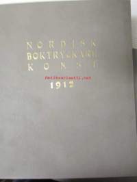 Nordisk boktryckare konst 1912 - sidottu vuosikerta