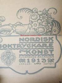 Nordisk boktryckare konst 1913 - sidottu vuosikerta