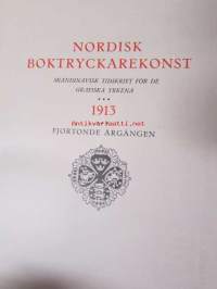 Nordisk boktryckare konst 1913 - sidottu vuosikerta