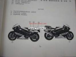 Kawasaki ZXR750 moottoripyörä -käyttöohjekirja 