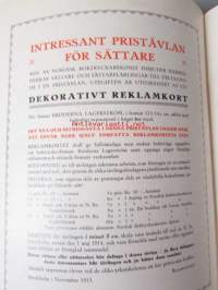 Nordisk boktryckare konst 1913 - sidottu vuosikerta