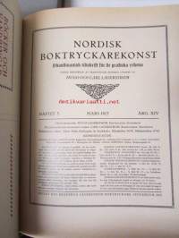 Nordisk boktryckare konst 1913 - sidottu vuosikerta